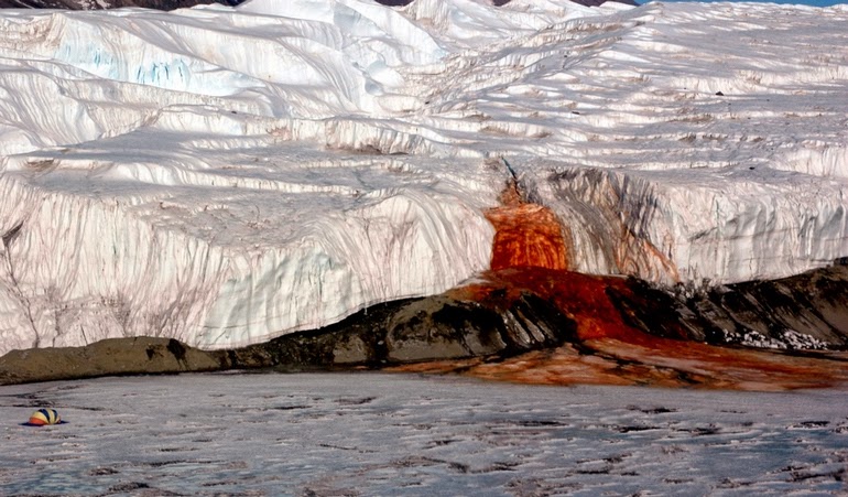 The Blood Falls in Antartica - 15 Things You Won't Believe Actually Exist In Nature