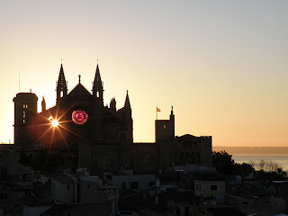 Mallorca con niños: El calidoscopio de la Catedral de Palma. Espectáculo del ocho