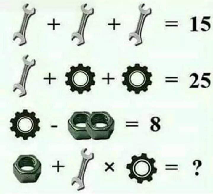 Spanner Gear Bolt Puzzle with Answer Forward Junction Puzzles