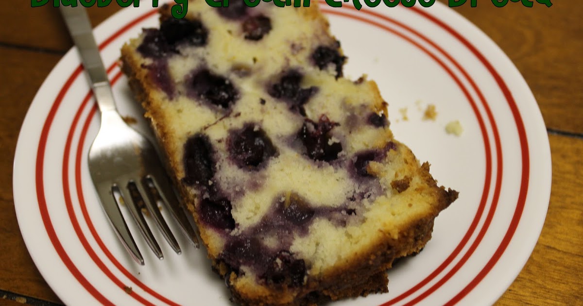Fantastical Sharing of Recipes Blueberry Cream Cheese Bread