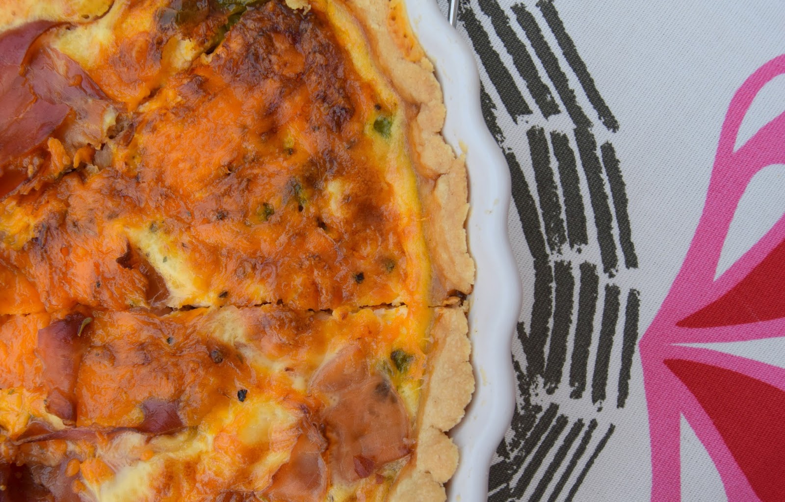 Prosciutto di Parma And Asparagus Quiche Claire Justine