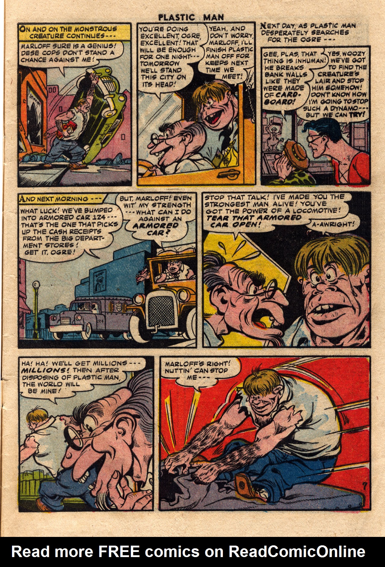 Read online Plastic Man (1943) comic -  Issue #45 - 9