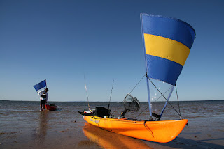 Kayaking With A Sail