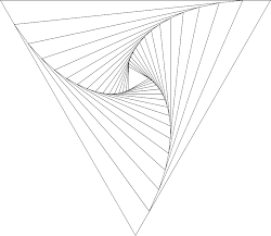 line geometry geometric drawing templates lines triangle patterns designs fractal template whirls illusion fractals pattern drawings simple triangles string math