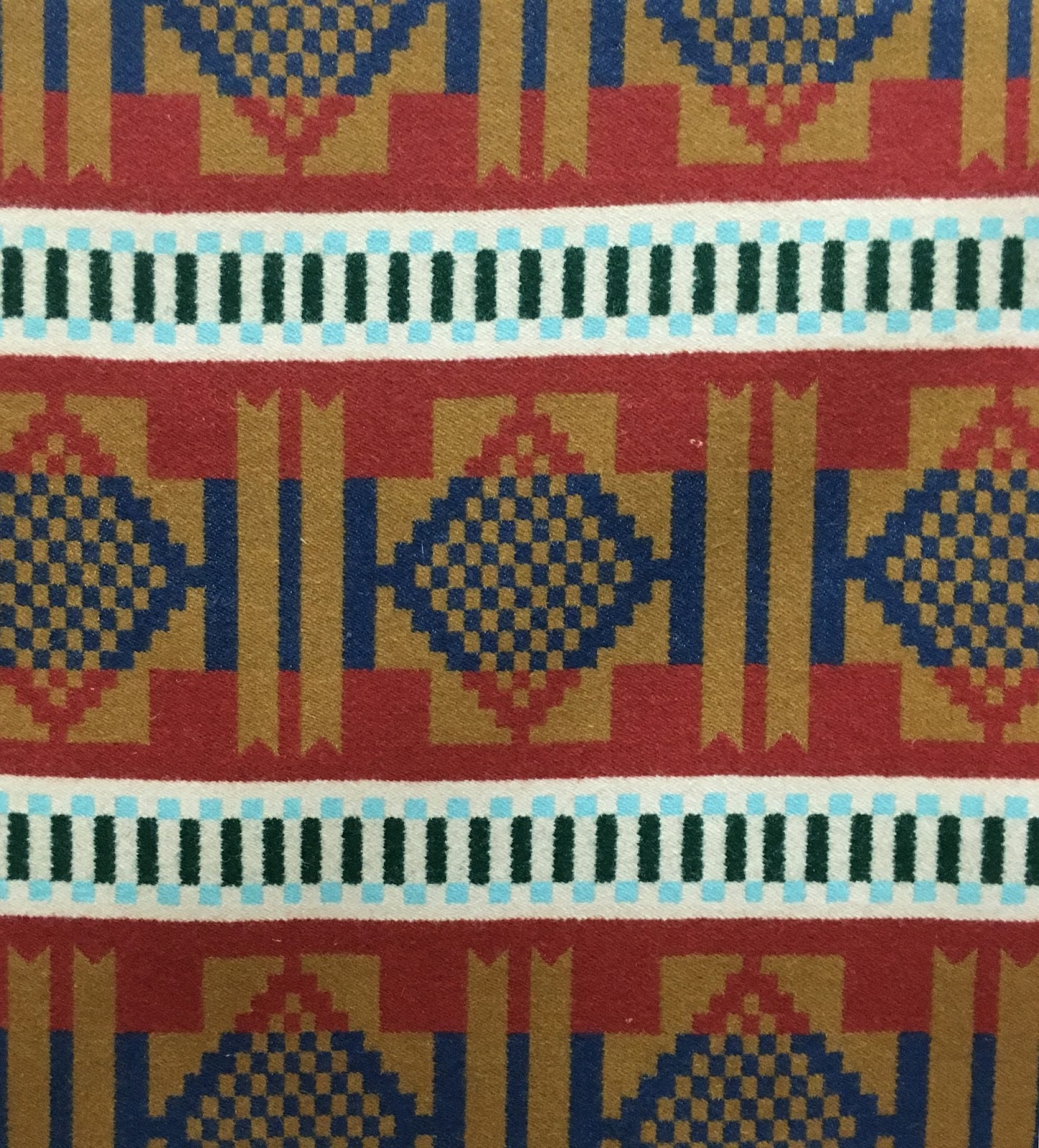 Pendleton Woolen Mill Store Blanket Weight Wool Jacquards