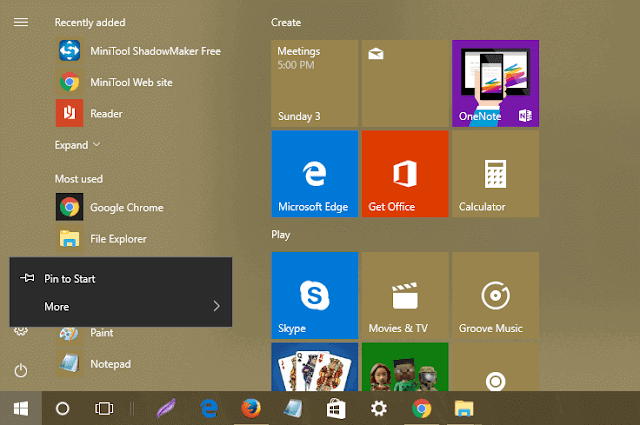 Methods to Customize Windows 10 Start menu