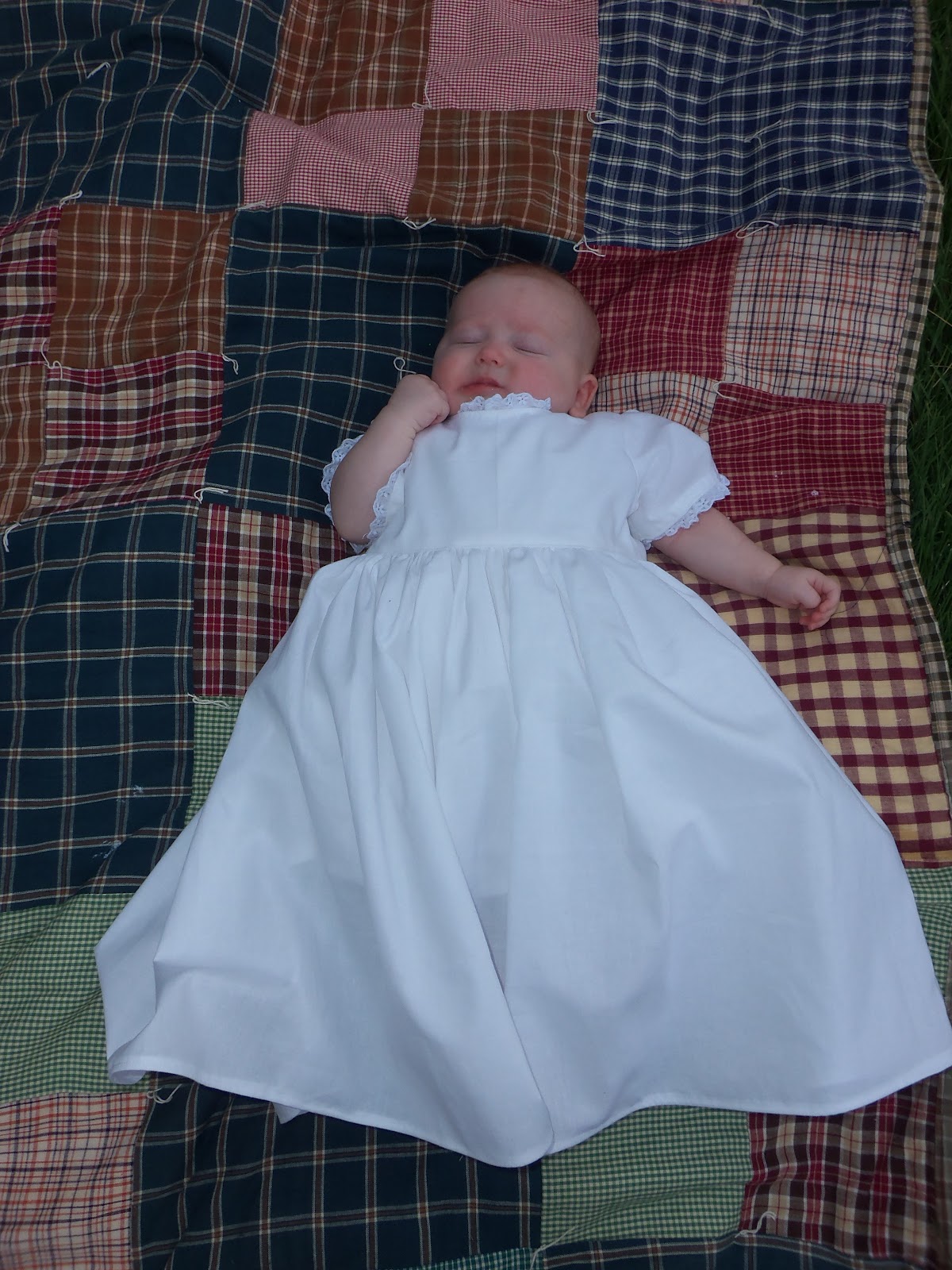 Happiness on a 1/2 Acre Kenna's civil war infant clothing