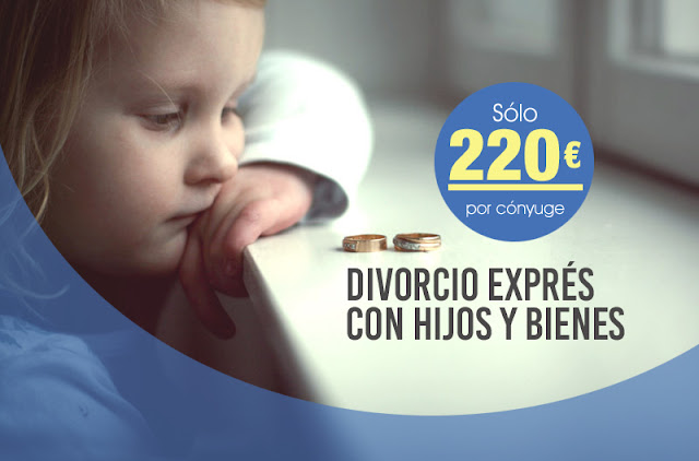 Divorcio exprés con hijos y bienes desde 220€ Divorcio exprés con hijos y bienes desde 220€