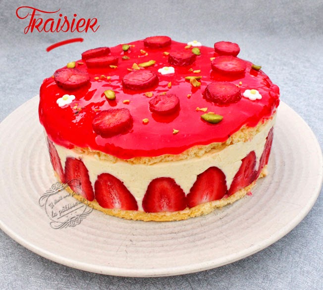 Fraisier Leger A La Pistache Il Etait Une Fois La Patisserie