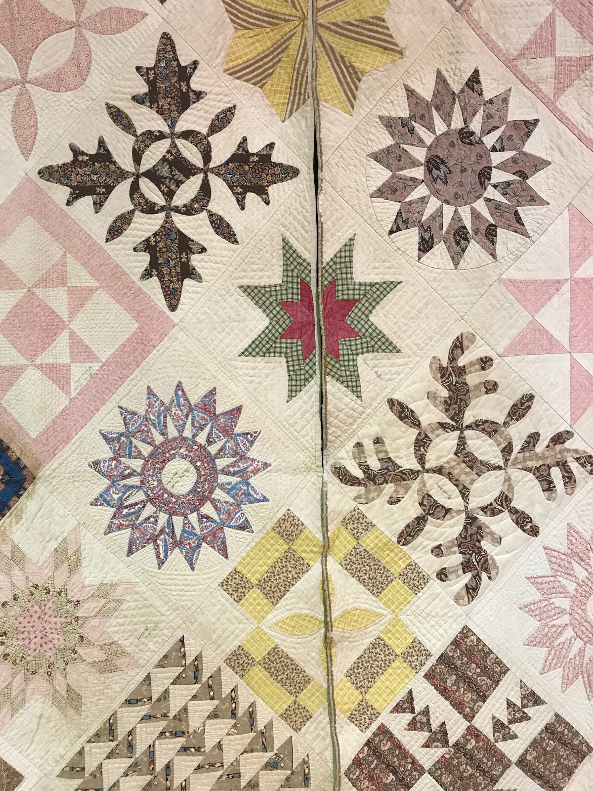 Textile Time Travels Two Antique Quilts from Maine and one is a