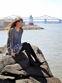 Forever 21 Top, Floral Print Top, Leather Booties for Spring | House Of Jeffers | www.houseofjeffers.com