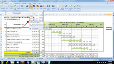 Cara Membuat Time Schedule, Kurva S dan Bar Chard Cara Membuat Time Schedule, Kurva S dan Bar Chard