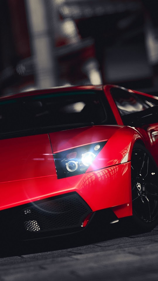 Lamborghini Veneno Bright Red  Android Best Wallpaper