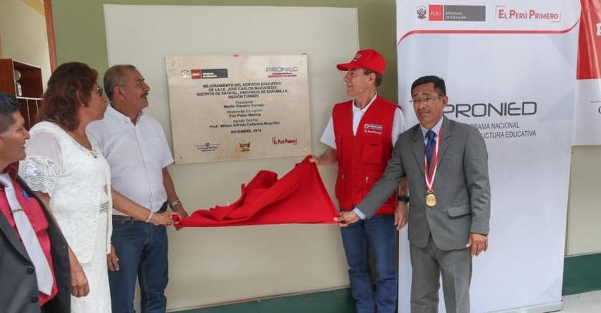 PRONIED: Ministro de Defensa inauguró nuevo colegio José Carlos Mariátegui de Papayal en la región Tumbes - www.pronied.gob.pe PRONIED: Ministro de Defensa inauguró nuevo colegio José Carlos Mariátegui de Papayal en la región Tumbes - www.pronied.gob.pe