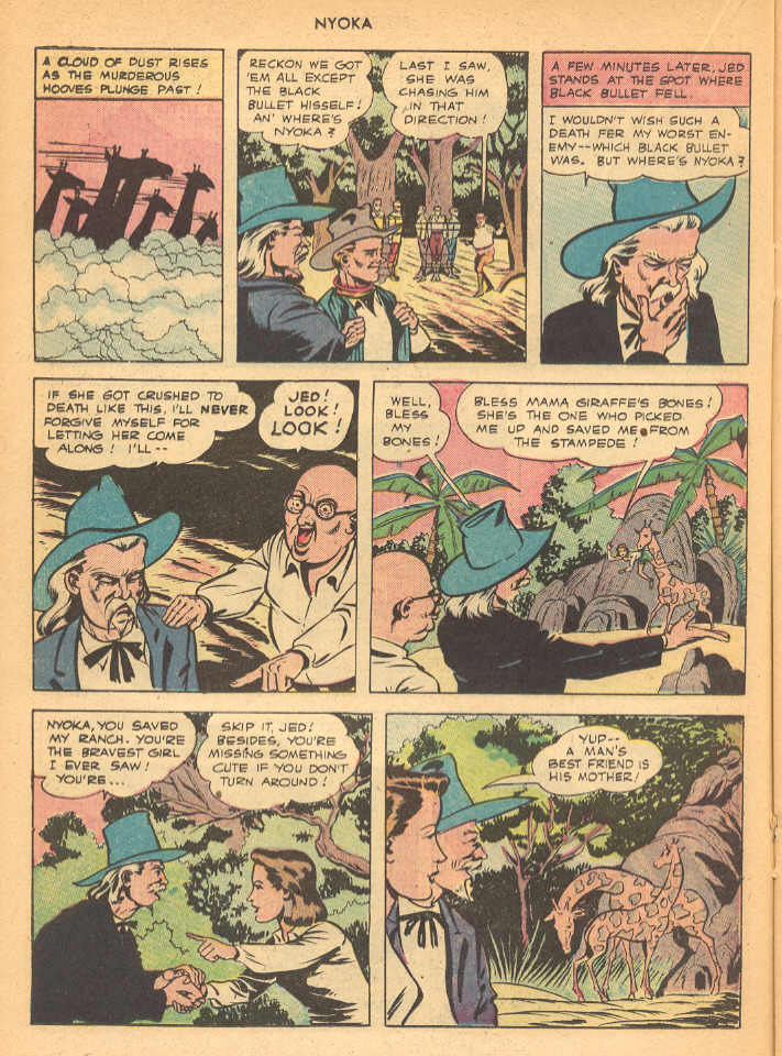 Read online Nyoka the Jungle Girl (1945) comic -  Issue #8 - 22