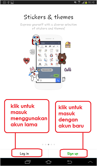 cara logout line di hp Android cara logout line di hp Android