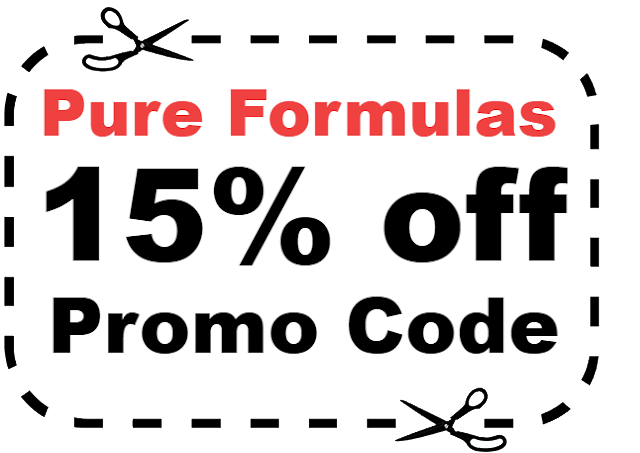 15% Pure Formulas Coupon Discount Promo Code Aug, Sep, Oct, Nov, Dec