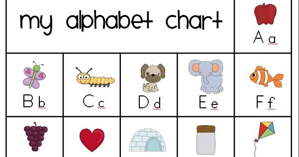 Classroom Freebies Too: My Alphabet Chart