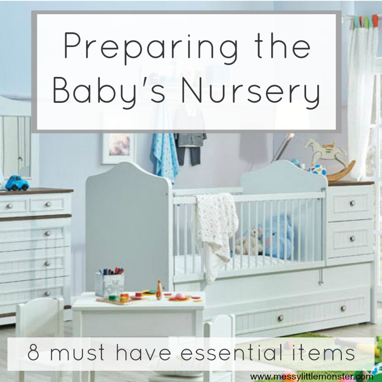 Preparing baby's nursery - what does baby really need? A list of must have essential baby items for setting up a baby room and decoration idea