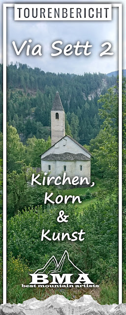 Via Sett 2 Kirchen, Korn & Kunst | Wandern Graubünden