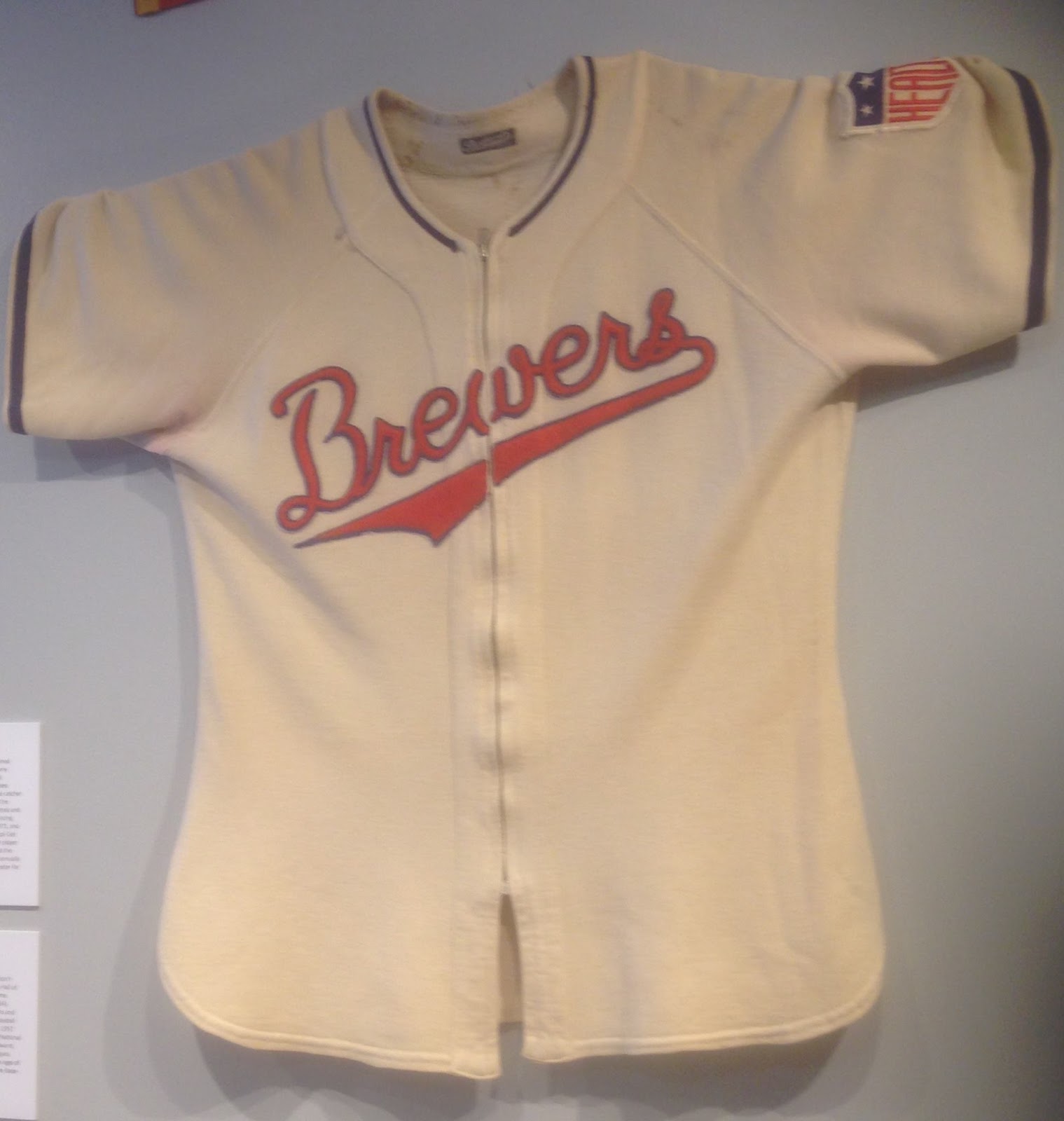 Borchert Field: 1942 Brewers Jersey on Display