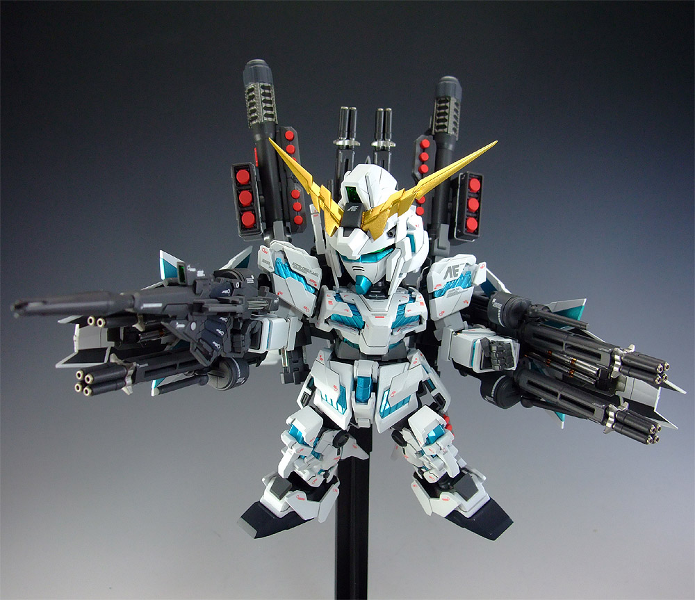 SD Full Armor Unicorn Gundam custom build - Gundam Kits Collection News