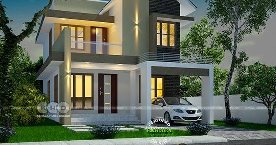 Beautiful budget friendly Kerala home design - Kerala home design and