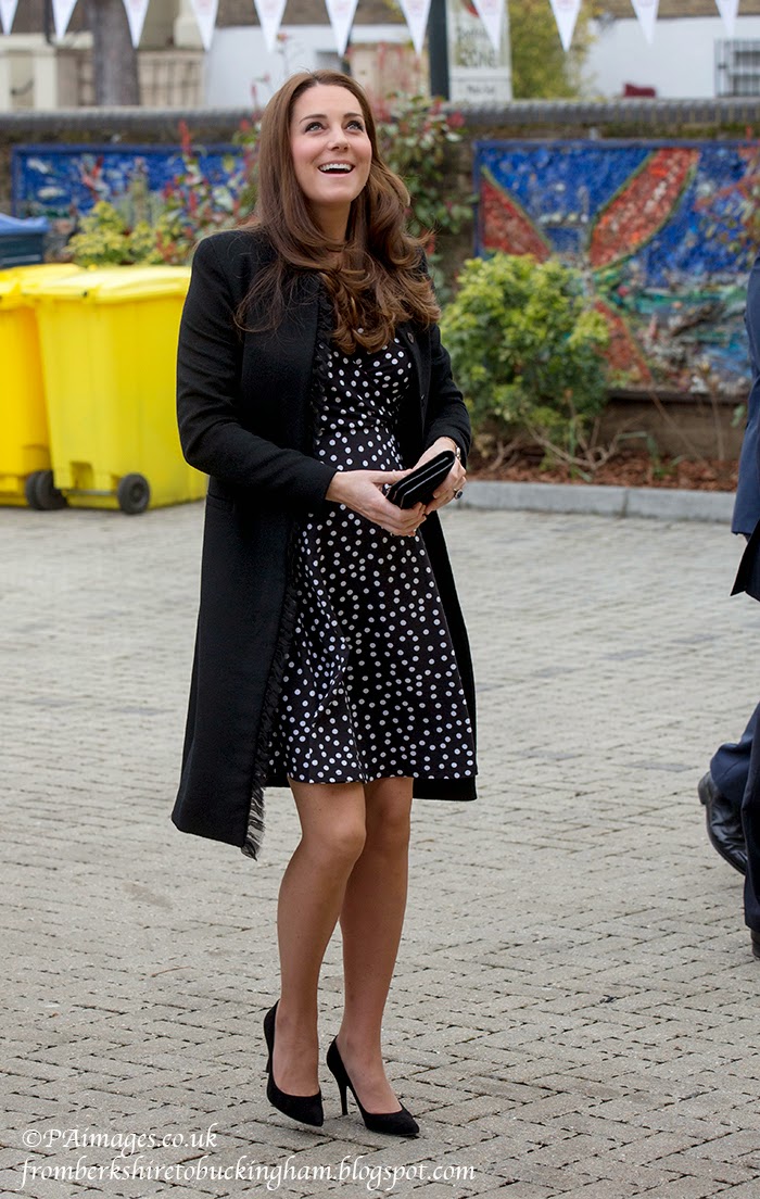 Kate Wears ASOS for Visit to Home-Start