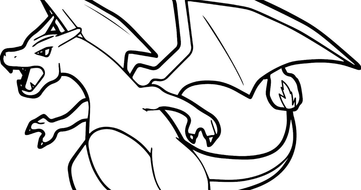 10 Newest Charizard Coloring Page for kids