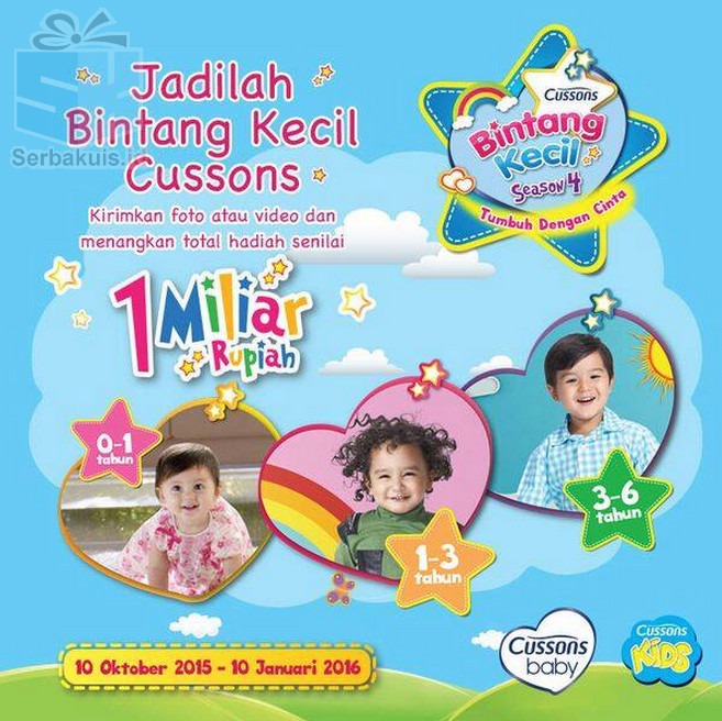 Cussons Bingtang Kecil 4 Berhadiah Total 1 Miliar Cussons Bingtang Kecil 4 Berhadiah Total 1 Miliar