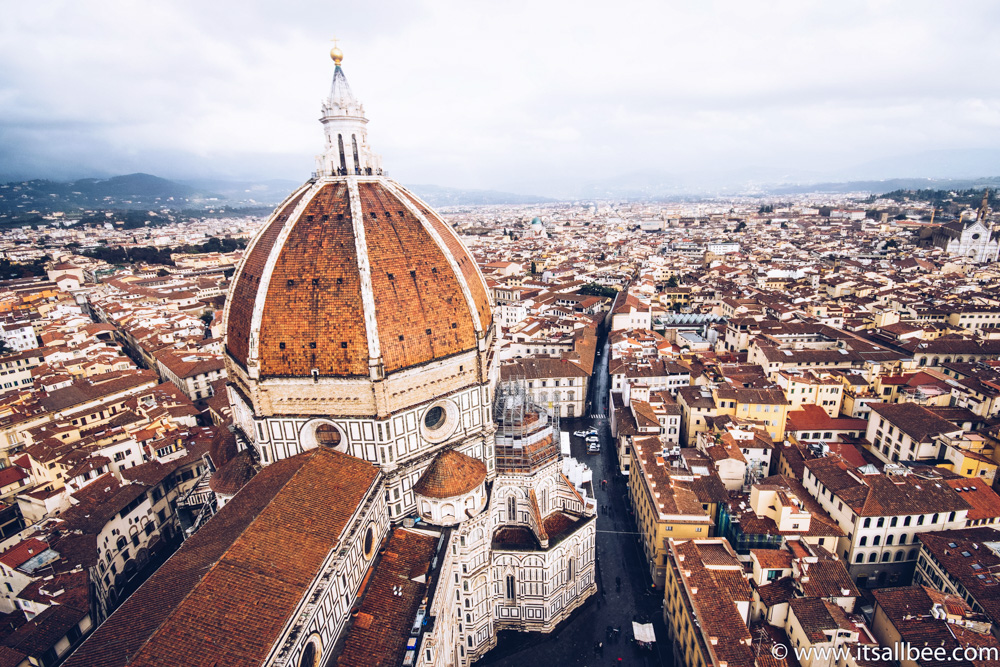 Florence, Italy - Views Over Giotto's Campanile Florence - Duomo - Maria del Fiori