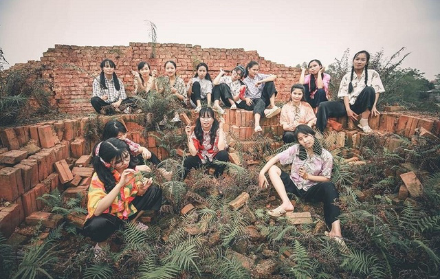 Học sinh Bắc Giang cực chất với bộ ảnh kỷ yếu phong cách dân dã