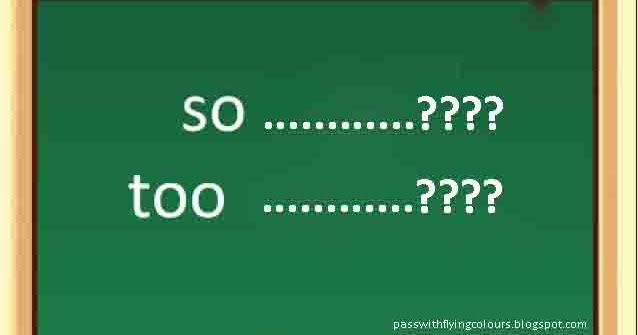 Tips Belajar So Too Either Neither Tolongtangtugas Web Id