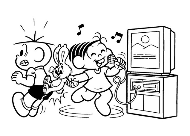 desenhos de karaokÊ para colorir pintar imprimir desenhos de