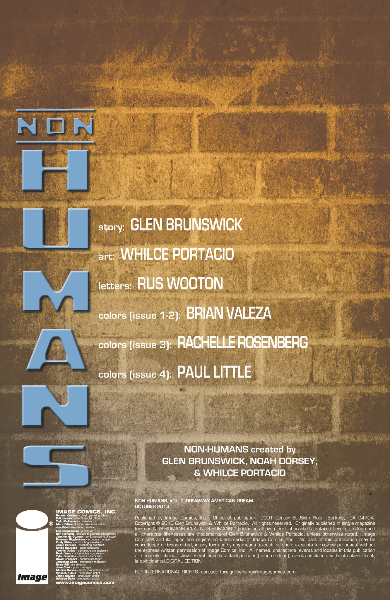 Read online Non-Humans comic -  Issue # _TPB - 4