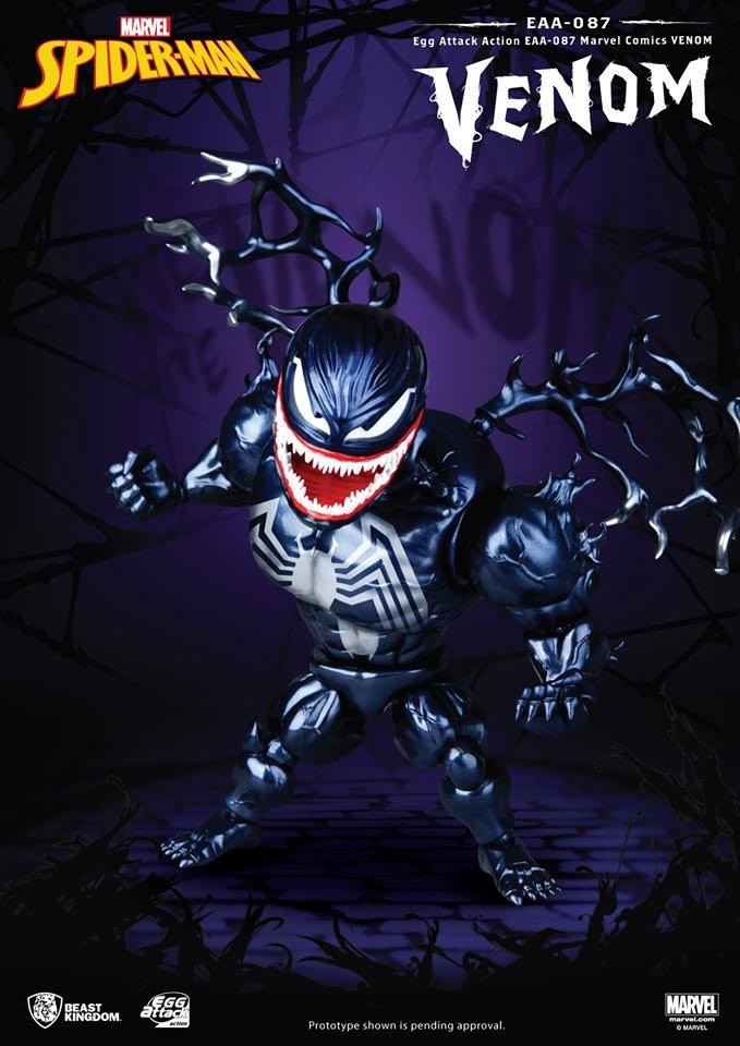 Venom chega a Beast Kingdom com sua nova peça da linha Egg Attack