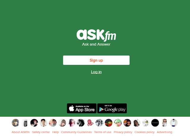 Đăng ký tài khoản trên ask.fm