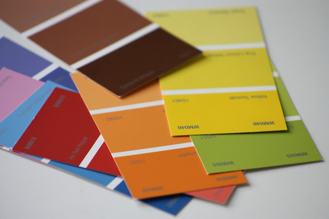 like a pretty petunia: Paint Chip Color Match