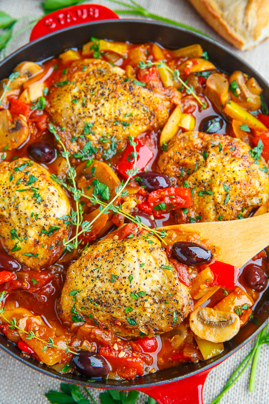 Chicken Cacciatore Recipe on Closet Cooking
