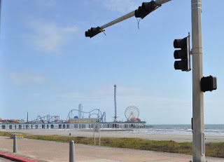 Pleasure Pier amusement park in Galveston