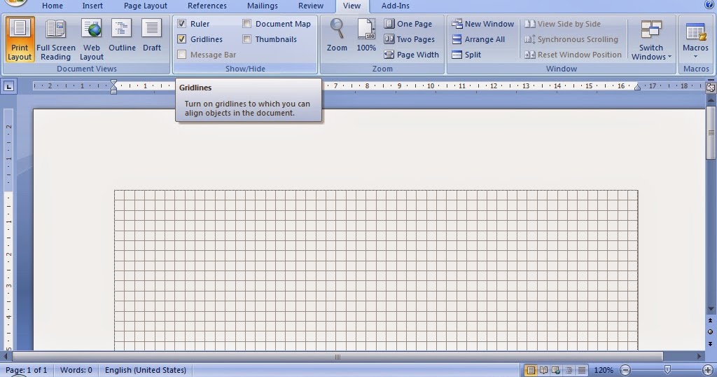 cara membuat bangun datar di word