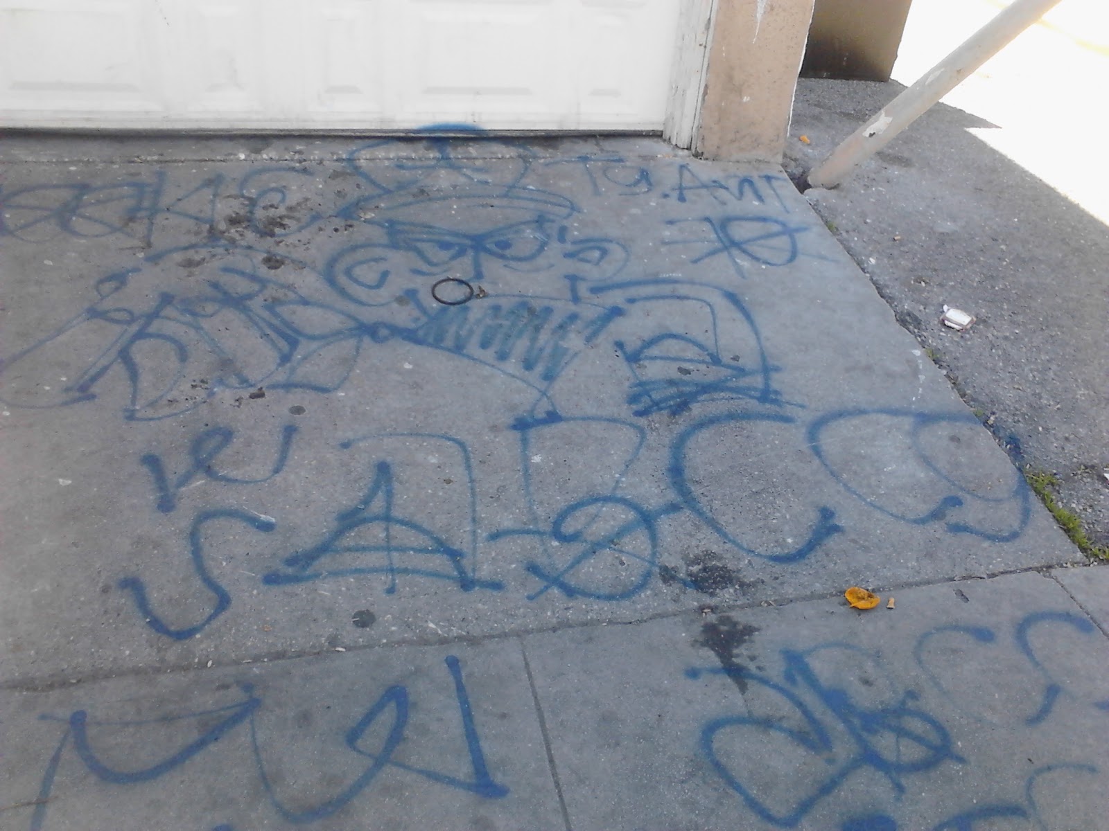 crip gangs graffiti Acacia block compton crip ( ABCC )