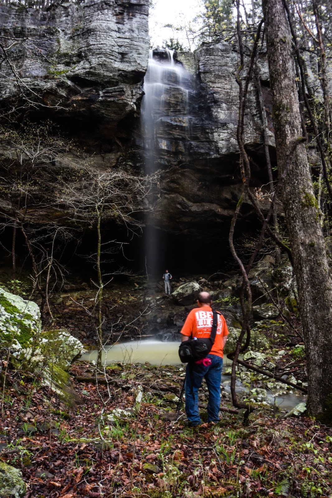 Rick's Hiking Blog Grapevine Shelter, Blue Hole, and Green Grotto