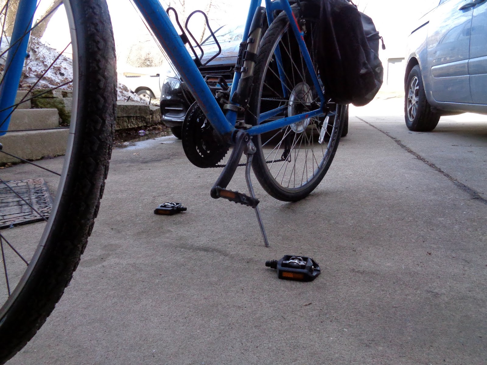 bike pedal stripped