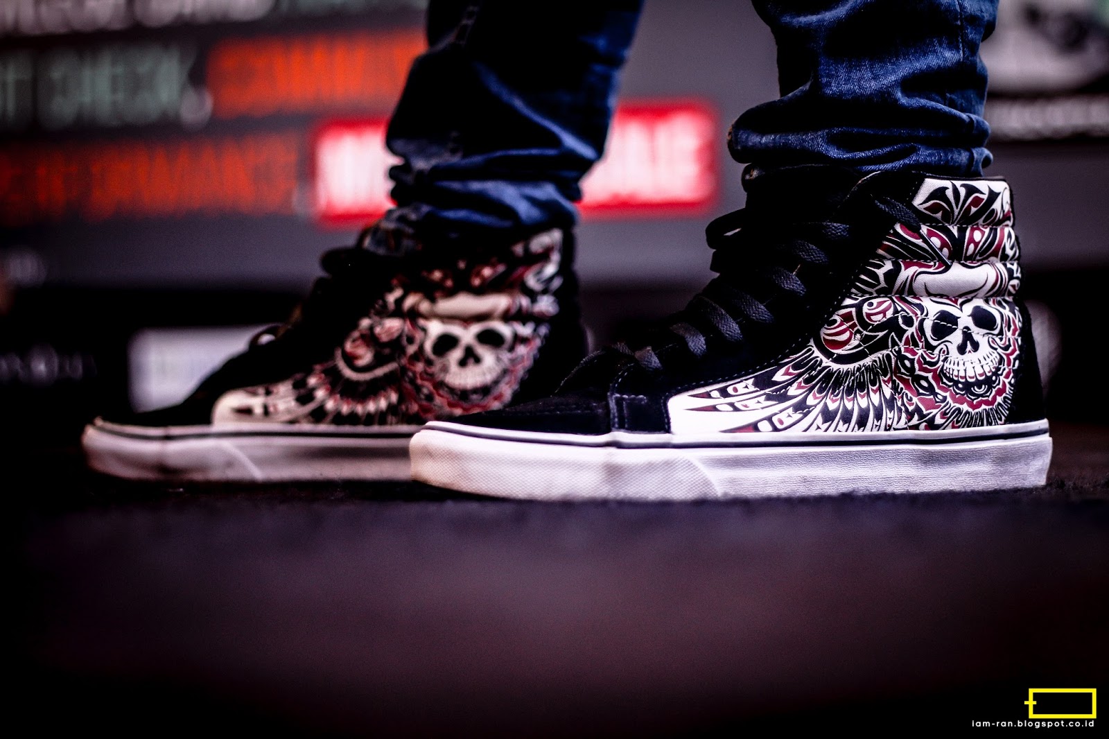 vans sk8 skull