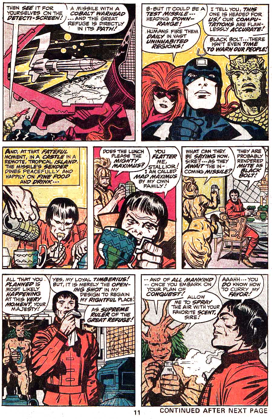 Read online Inhumans (1975) comic -  Issue #9 - 8