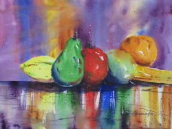 fruit watercolor painting watercolors oberst paintings still jim very