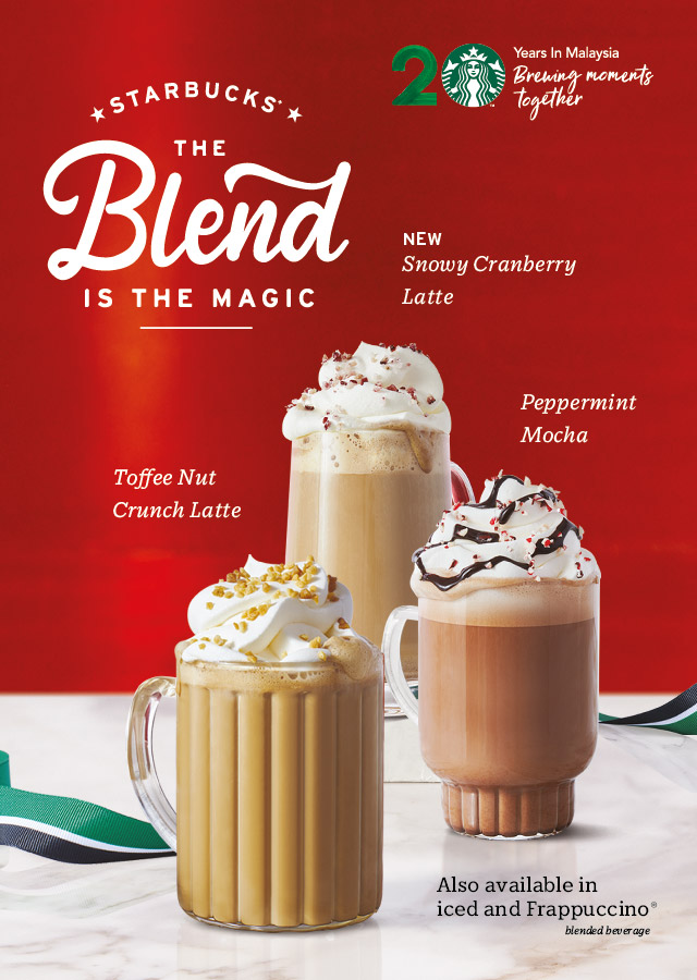 Plus Size Kitten Starbucks The Blend is the Magic Christmas 2018
