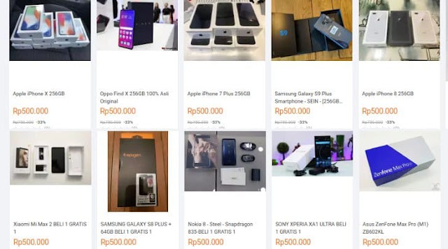 modus penipuan hp black market lazada