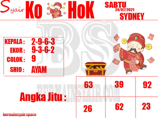 SYAIR TOGEL SYDNEY 24 JULI 2021 SYAIR TOGEL SYDNEY